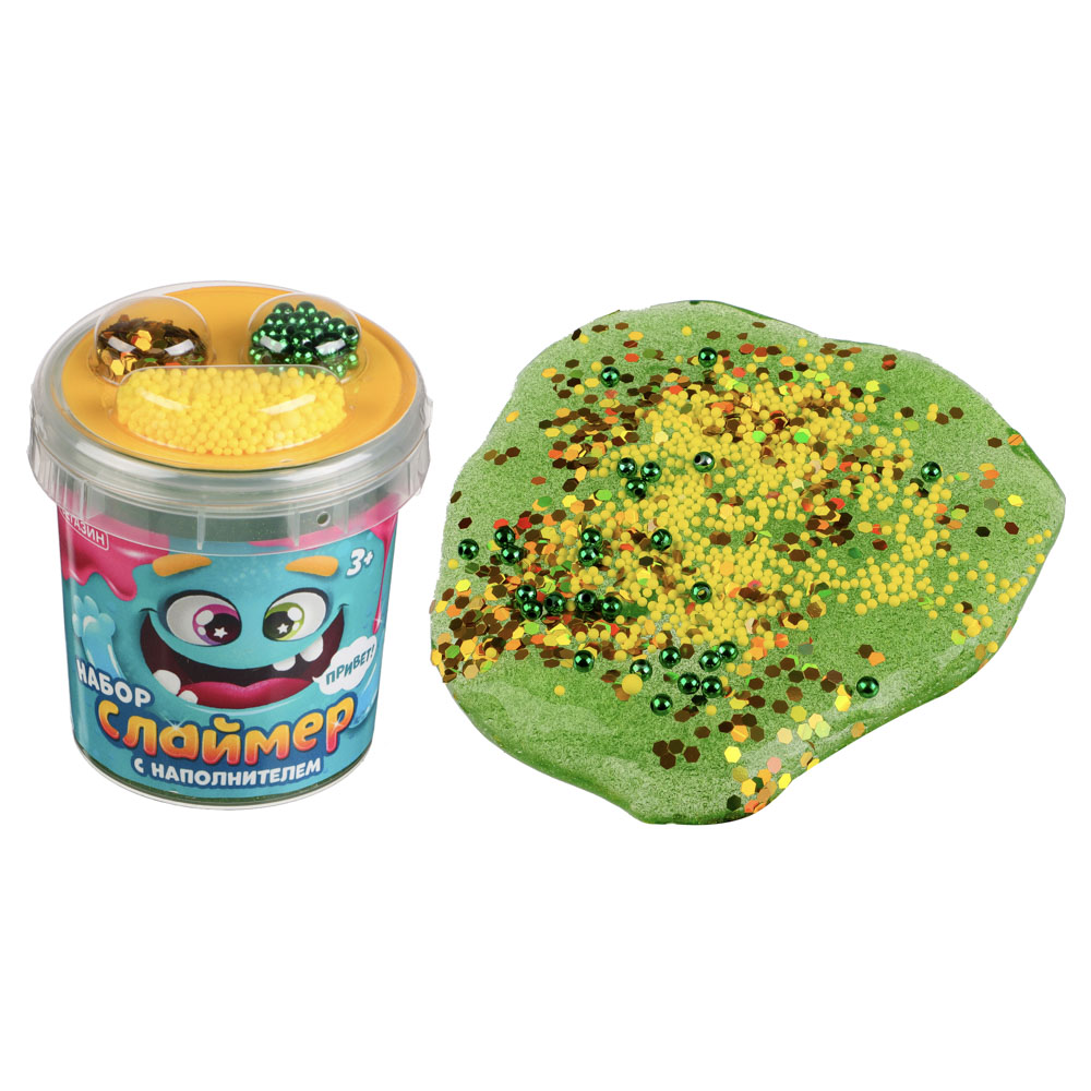 ВСЁГАЗИН Игрушка для детей старше трех лет модели "Slime", 110гр, 4 дизайна, арт.№ 032-001