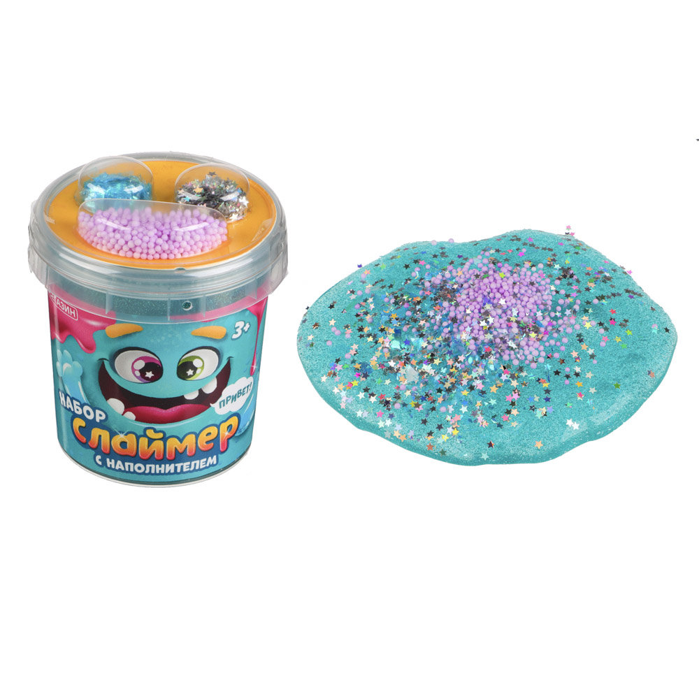 ВСЁГАЗИН Игрушка для детей старше трех лет модели "Slime", 110гр, 4 дизайна, арт.№ 032-001