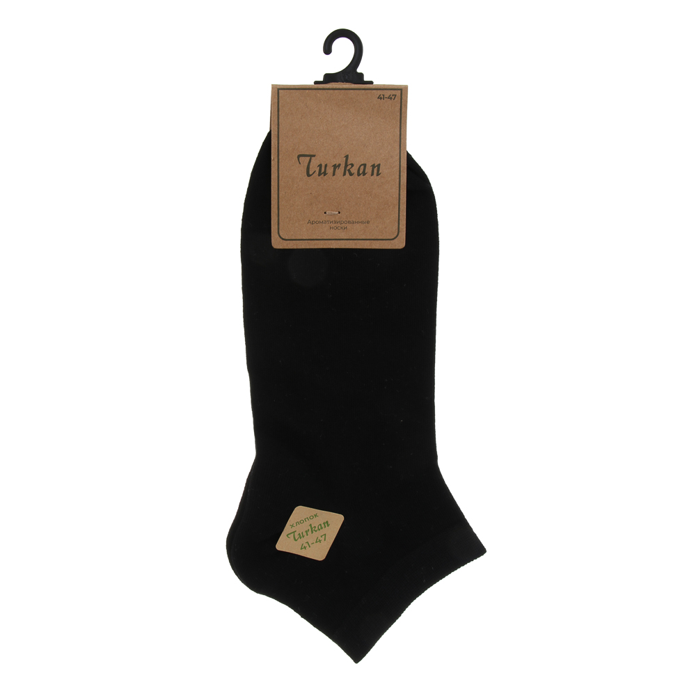 Носки мужские короткие, тм TURKAN, р. 41-47, 90% хл.,8% полиамид, 2% лайкра, цвета в асс-те, BX9031Р, арт.№ 019-684