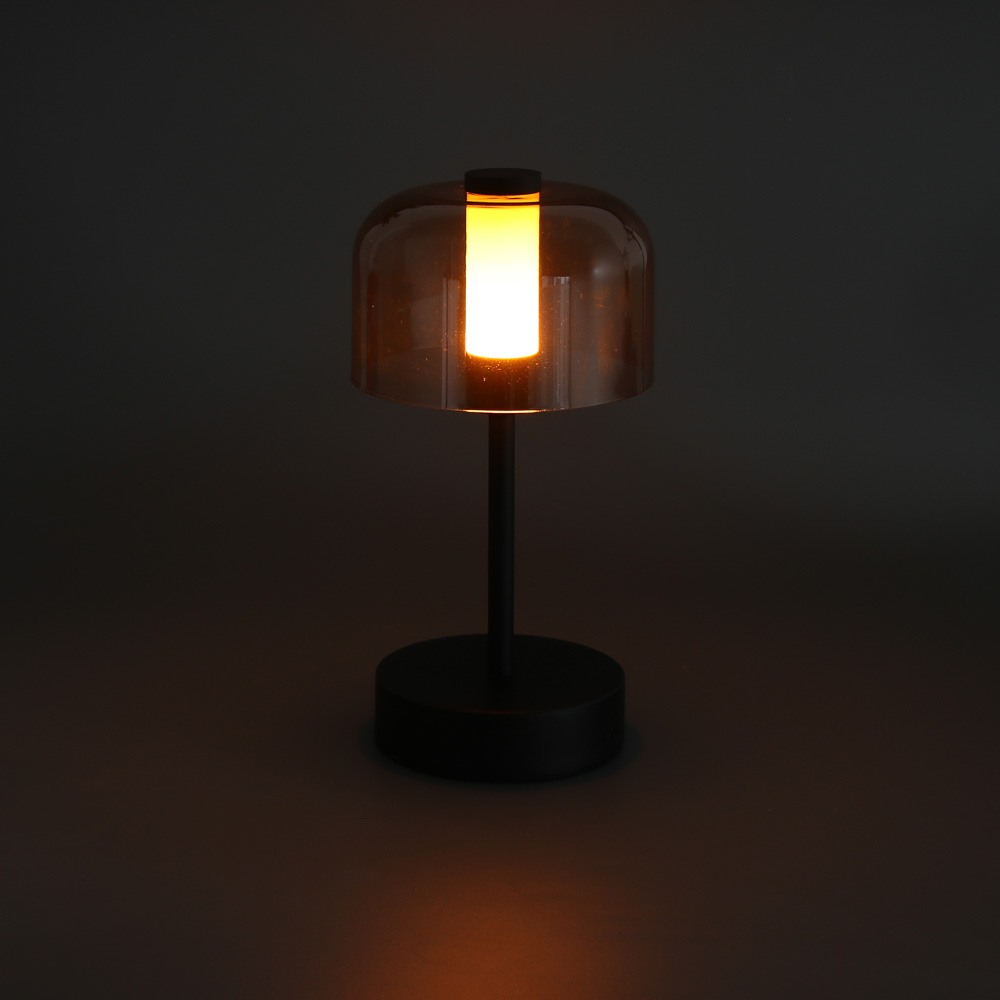 Светильник переносной настольный BY Сиена, 24.5 см, LED, 1200 мАч, Type-C 5В/1А, 3 реж, мет.,пластик, арт.№ 476-408