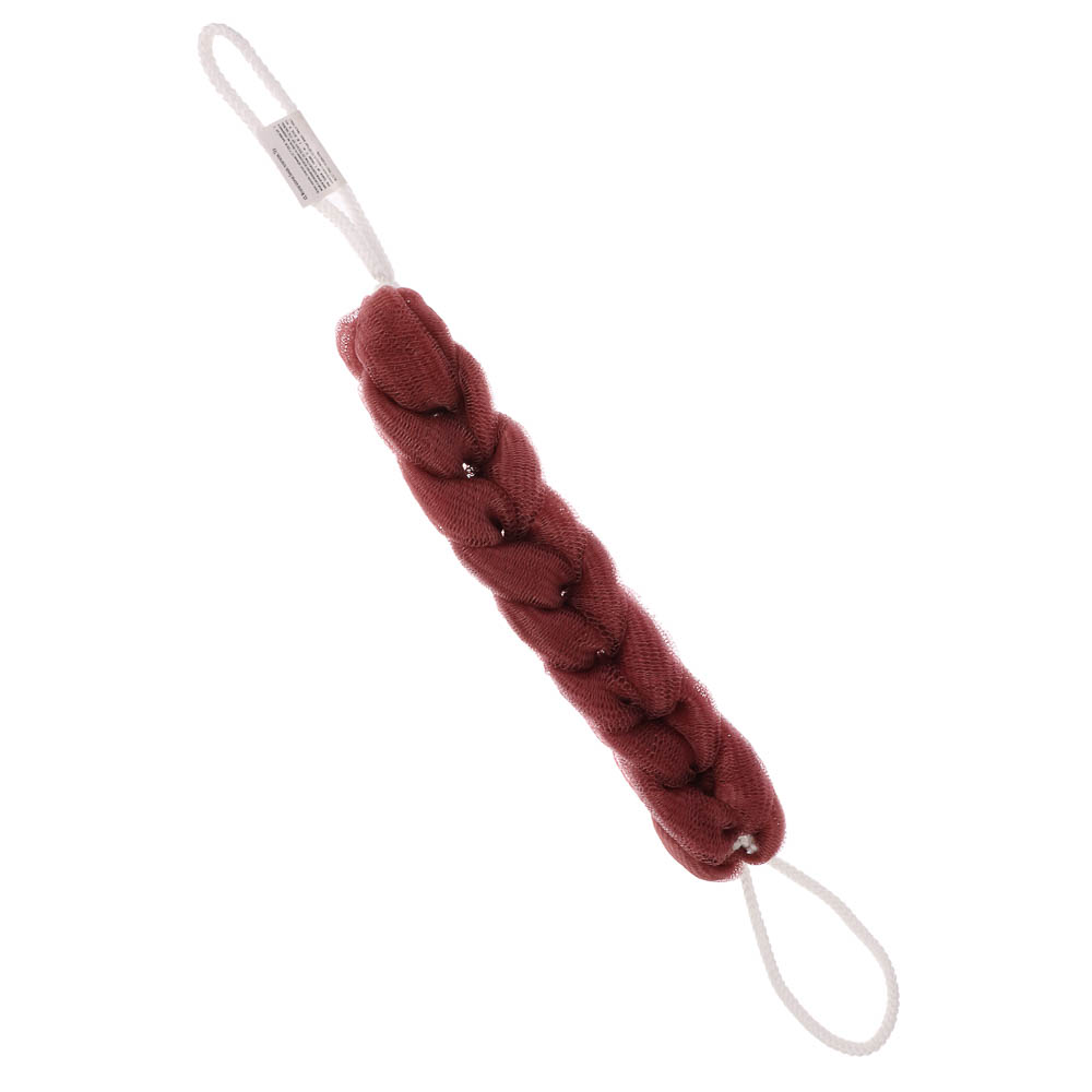 Мочалка косичка тм ЮL банная, полиэтилен, 70гр, 4-6 цветов, арт.№ 361-014