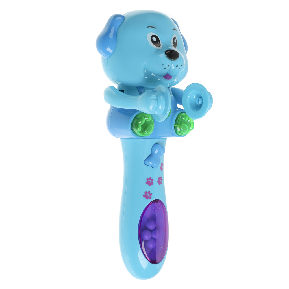 ИГРОЛЕНД Игрушка музыкальная в виде животного, пласт., 2ААА, 16х6х5,5см, 2 дизайна, арт.№ 272-641