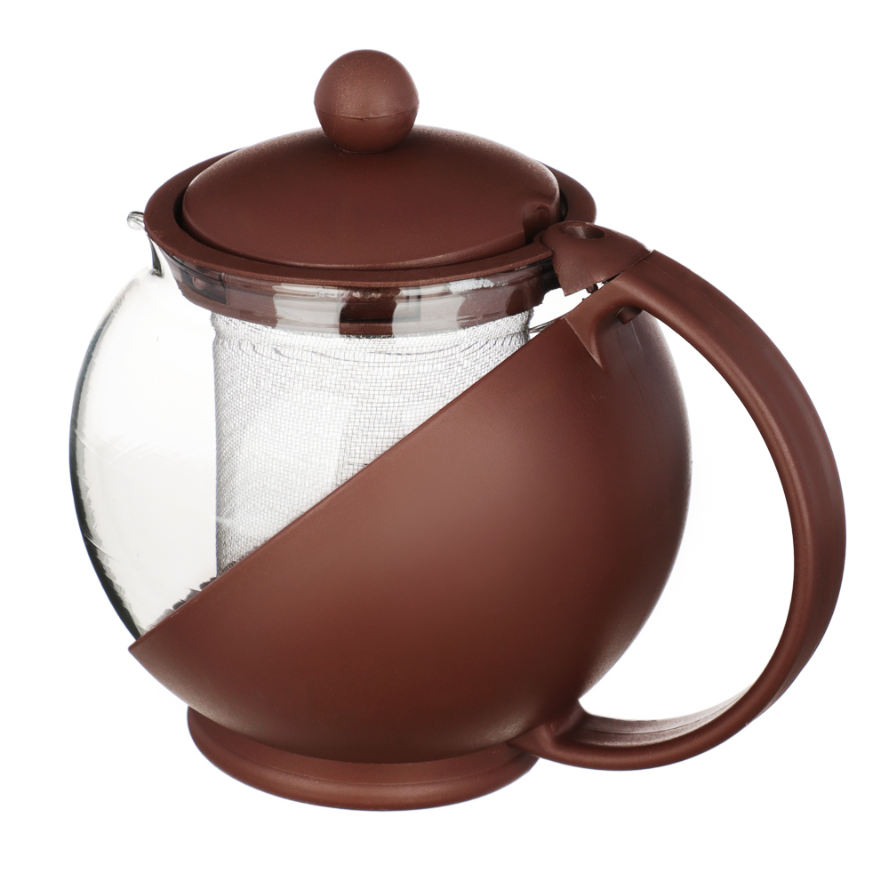 VETTA Чайник заварочный 500мл, ситечко из нержавеющей стали, стекло, полипропилен, арт.№ 850-156