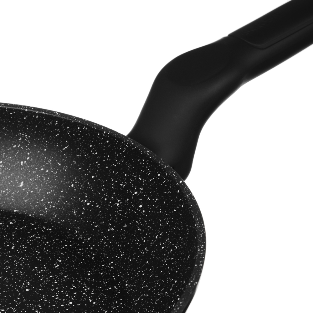 SATOSHI Стоун Сковорода литая d24см, антипригарное покрытие Мрамор, индукция, арт.№ 846-333