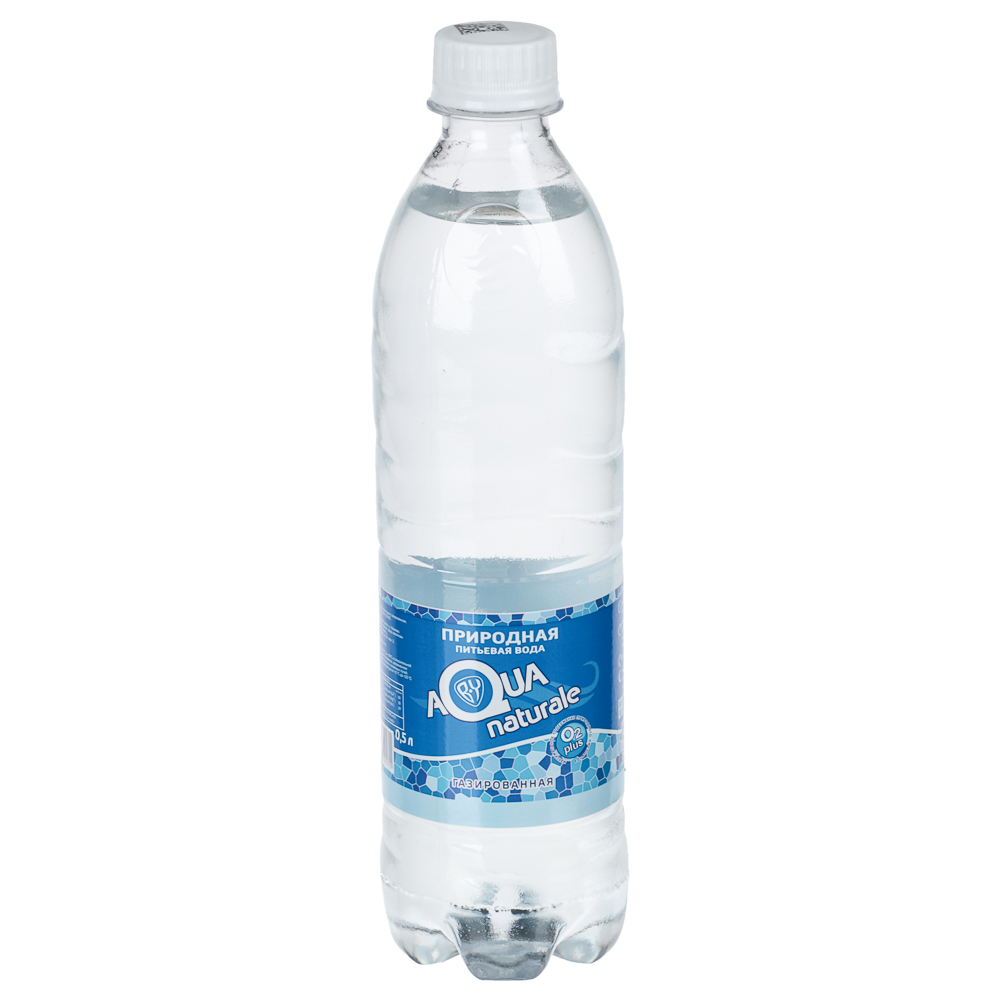 BY AQUA NATURALE Вода природная питьевая (натуральная вода) 0,5 л. газированная, арт.№ 201-001