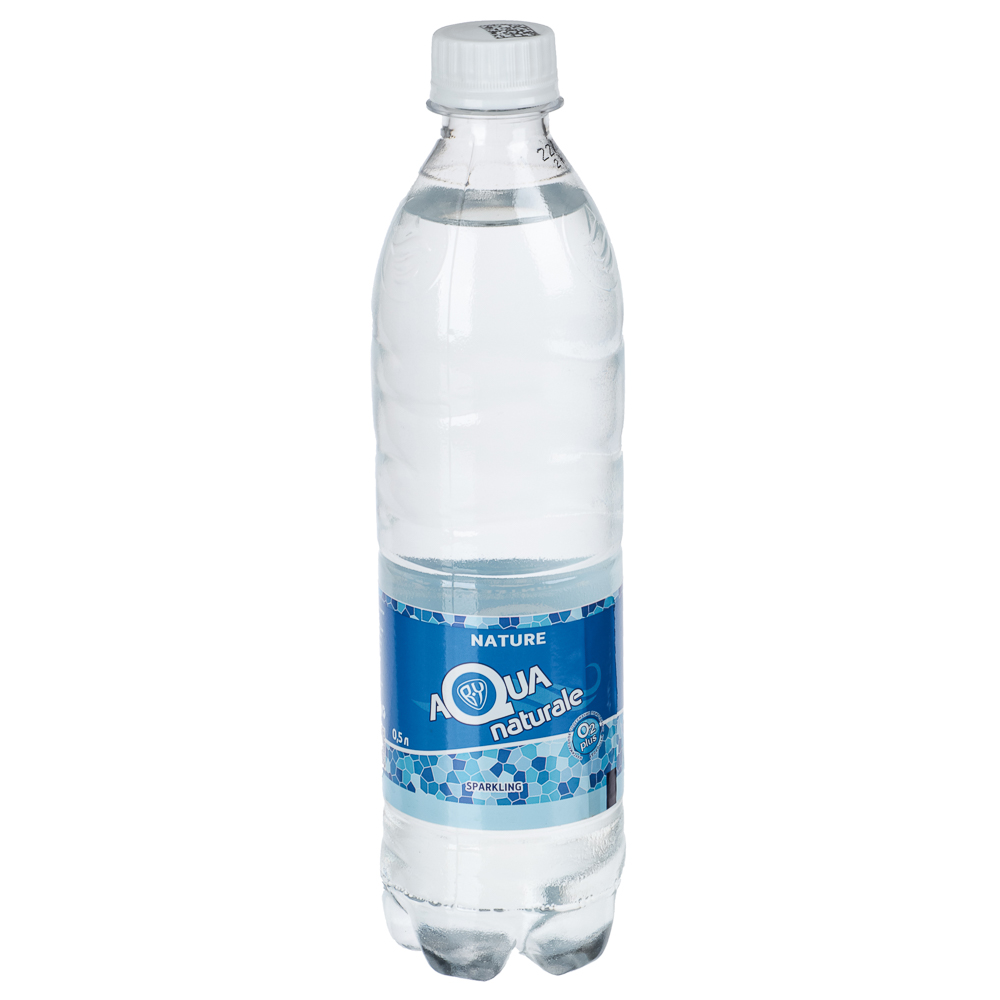 BY AQUA NATURALE Вода природная питьевая (натуральная вода) 0,5 л. газированная, арт.№ 201-001