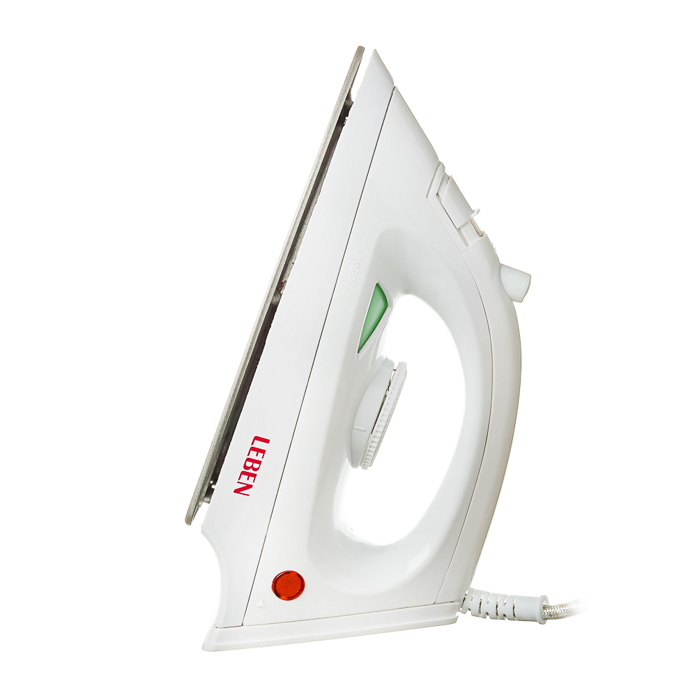 LEBEN Утюг с отпаривателем 1200 Вт, подошва - антипригарное покрытие, арт.№ 249-005