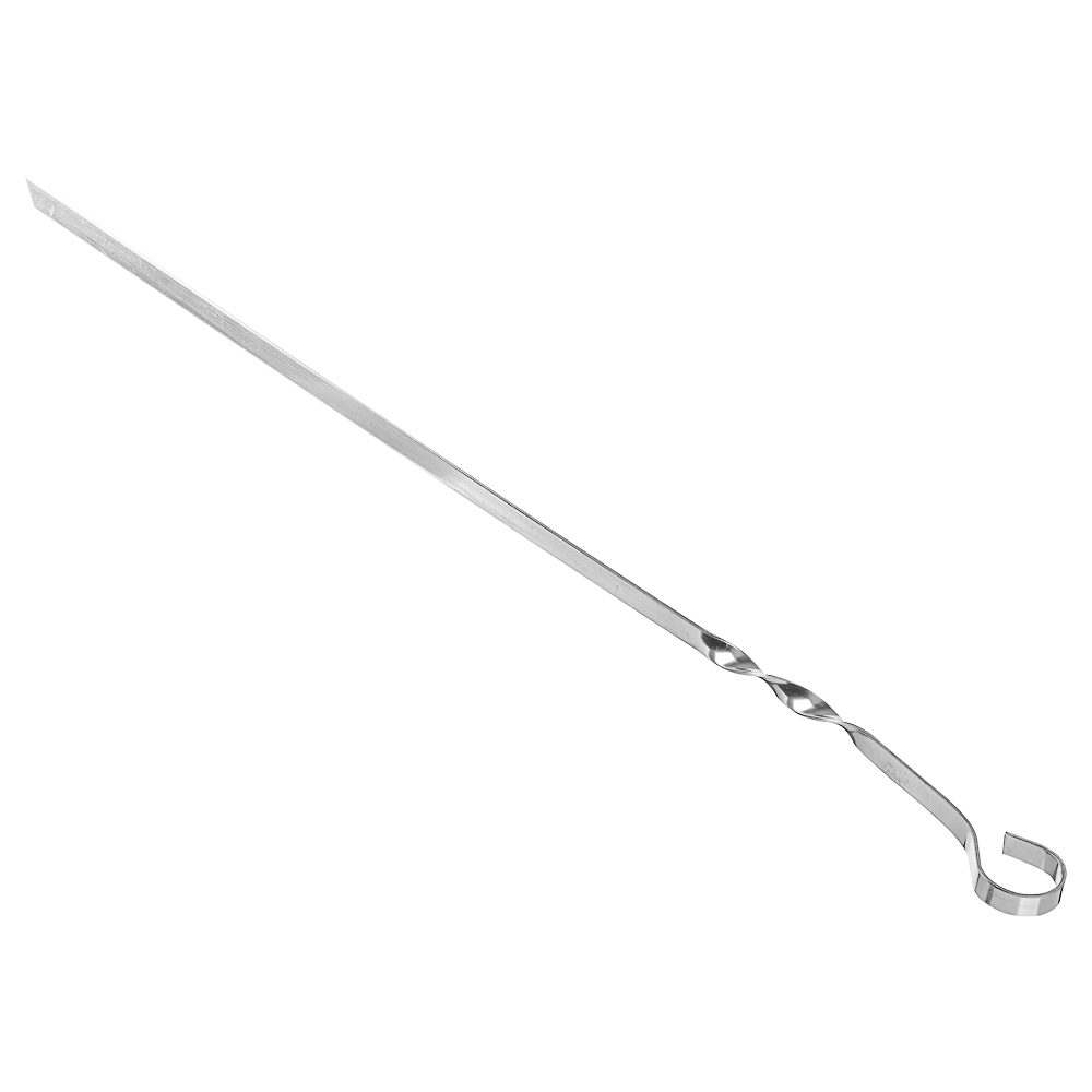 Шампур плоский 550x10x1.5мм, нерж.сталь, арт.№ 103-027