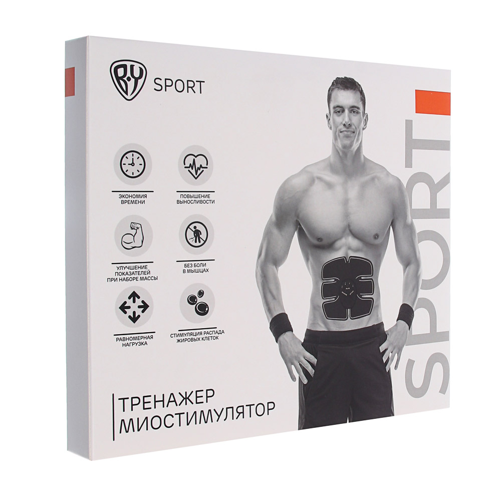 Тренажер миостимулятор тм BY SPORT, пластик, ПУ, арт.№ 139-012