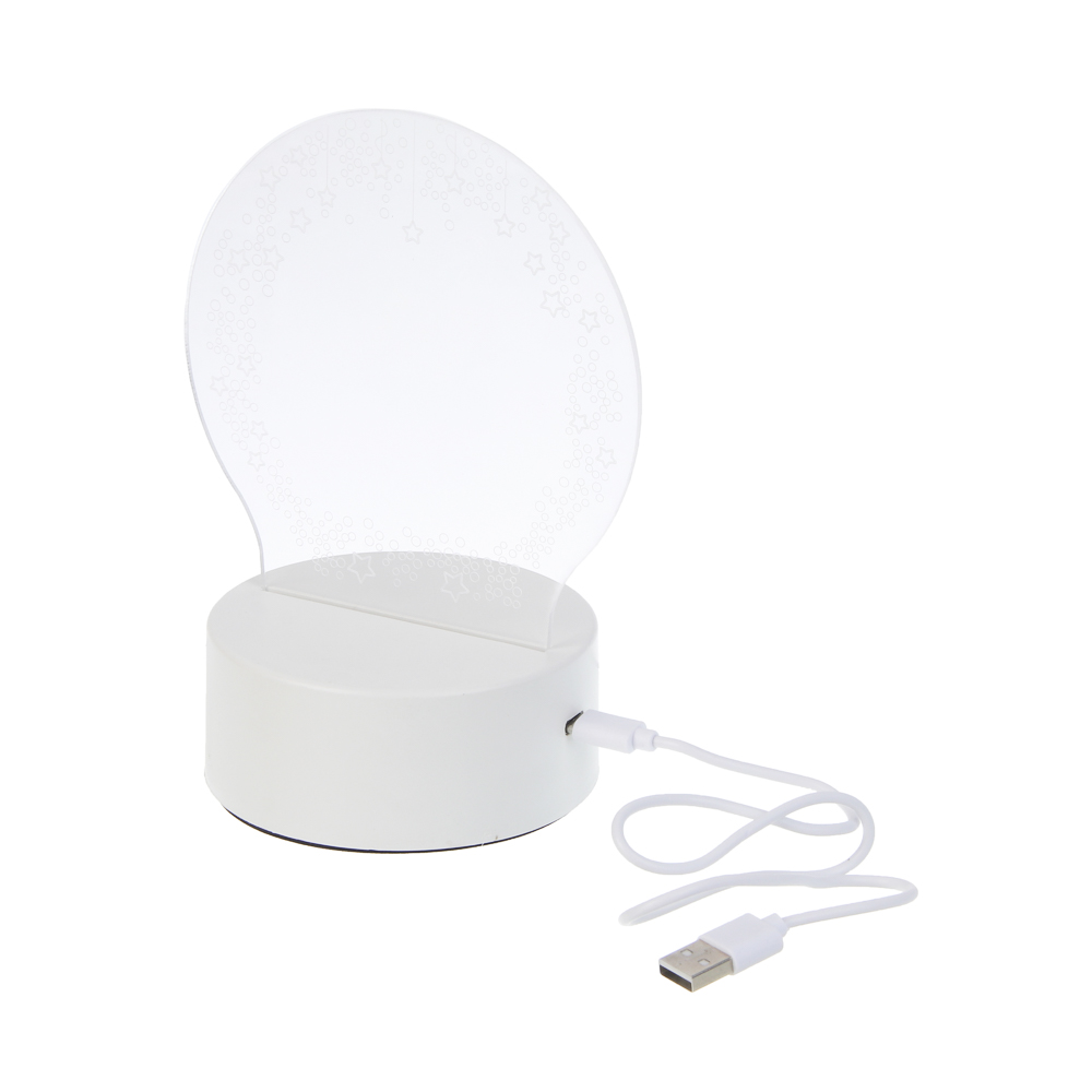 Светильник LED, 13x17x10 см, пластик, USB, арт.№ 695-209