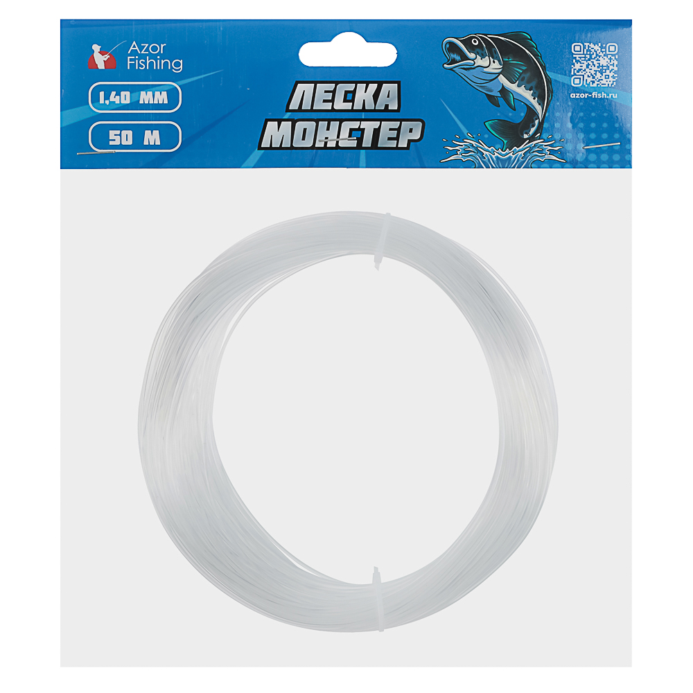 AZOR FISHING Леска Монстер, 1,4 мм, 50м, арт.№ 144-104