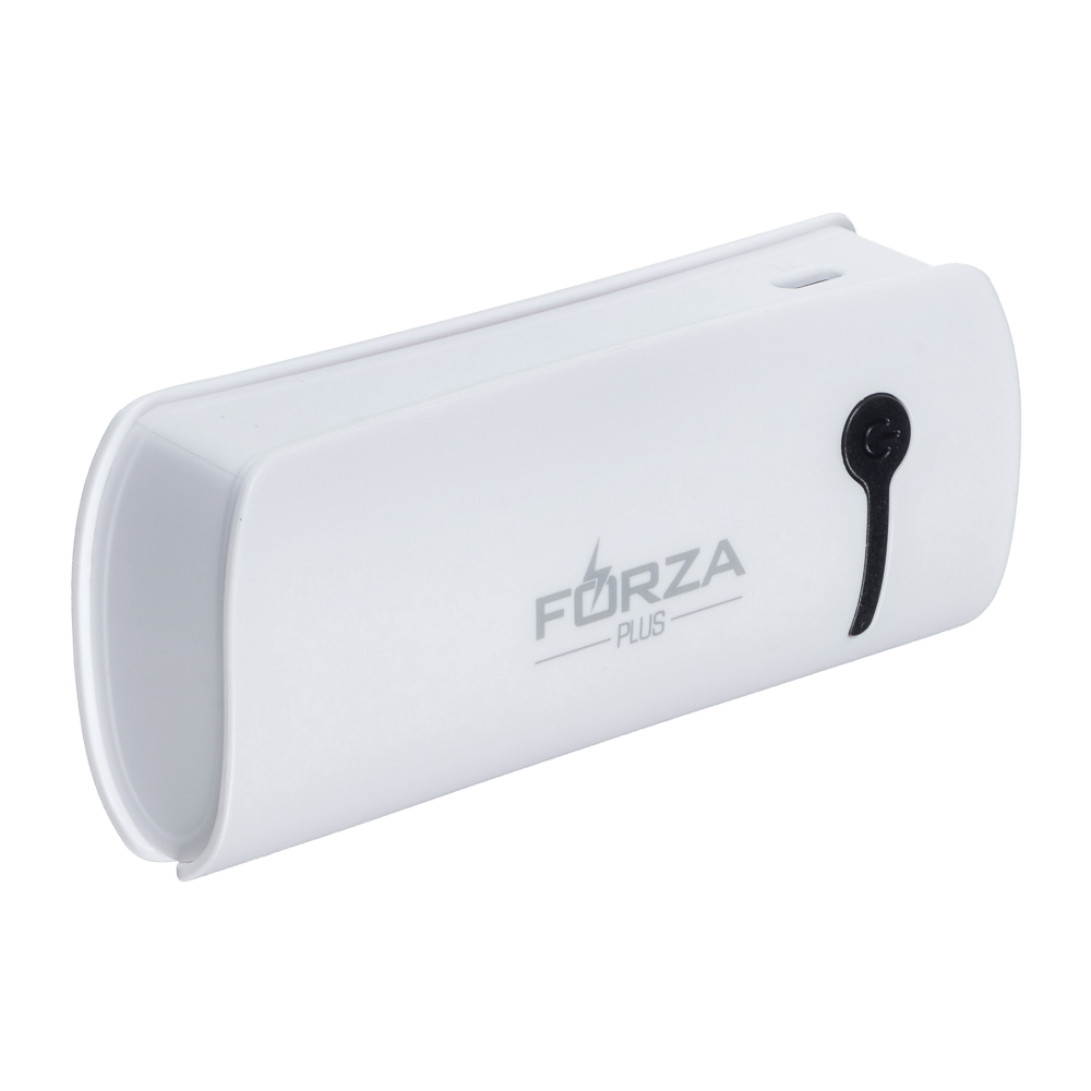 Аккумулятор мобильный FORZA 3000мАч, USB, 1А, фонарик, Белый, арт.№ 916-159