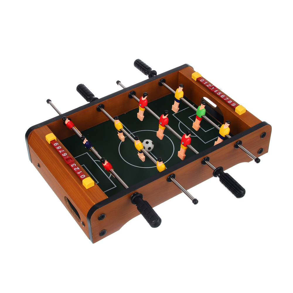 Настольная игра "Футбол", металл, дерево, РР, ABS, ИГРОЛЕНД, арт.№ 897-123
