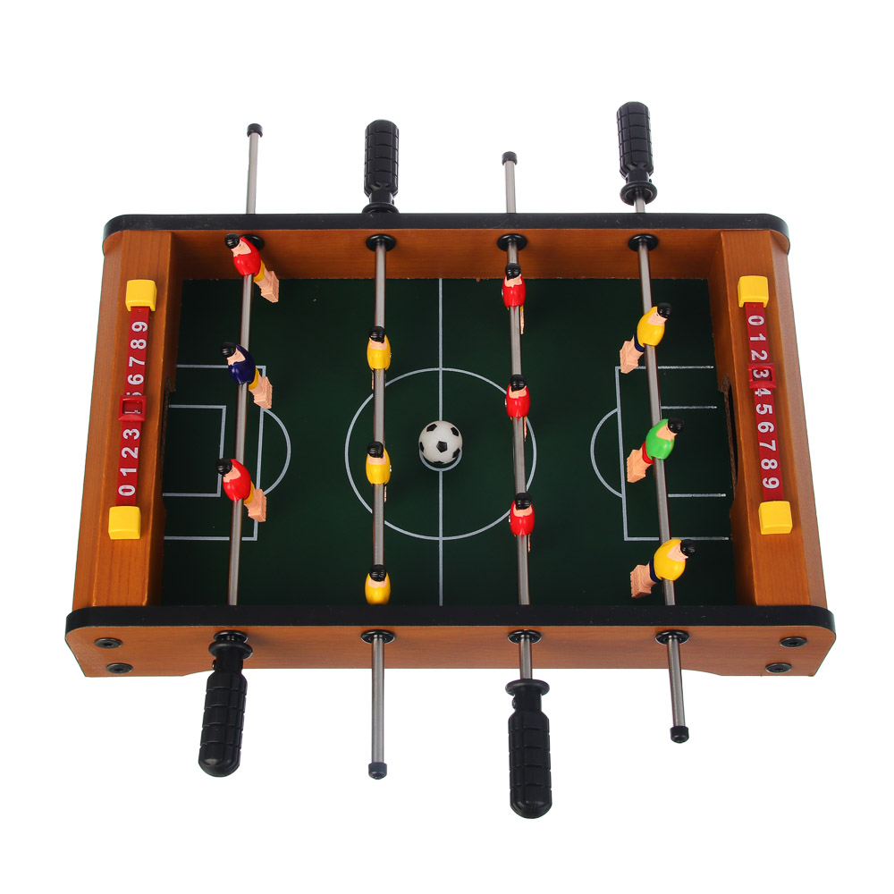 Настольная игра "Футбол", металл, дерево, РР, ABS, ИГРОЛЕНД, арт.№ 897-123
