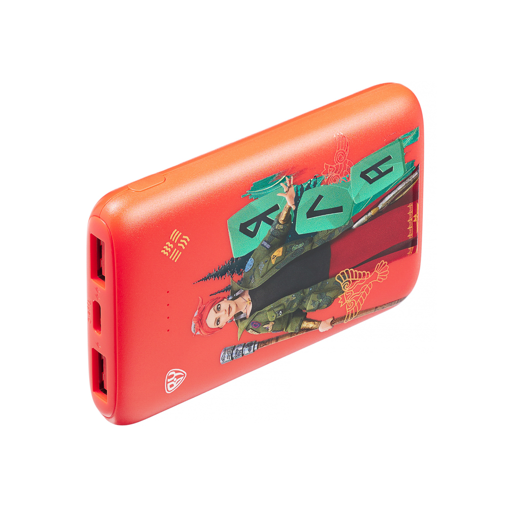 BY Аккумулятор мобильный, 5000 мАч, 2xUSB-A, 1xUSB-C,1xMicro-USB, QC+PD, 5А, Герои, БАБА ЯГА, арт.№ 031-089