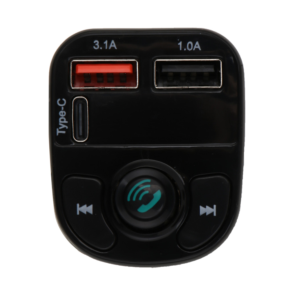 NG Трансмиттер FM, беспроводное BT соединение, USB-A, USB-C, быстрая зарядка QC, PD, арт.№ 903-007