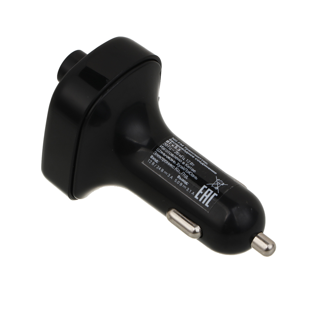 NG Трансмиттер FM, беспроводное BT соединение, USB-A, USB-C, быстрая зарядка QC, PD, арт.№ 903-007