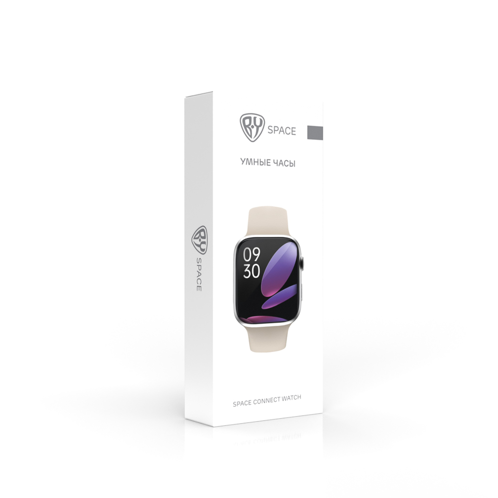 Смарт-часы BY Space Connect watch, IP65, BT5.0, 180мАч, серебристый, арт.№ 450-086