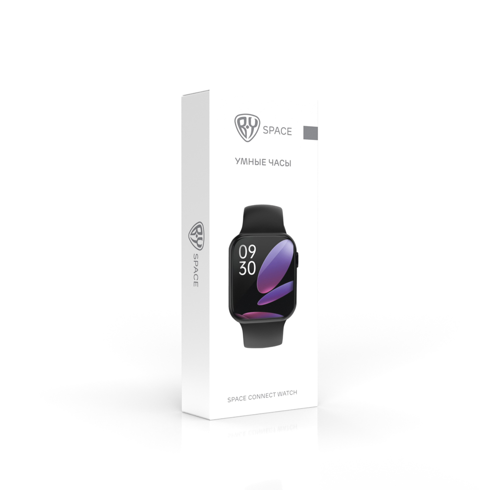 Смарт-часы BY Space Connect watch, IP65, BT5.0, 180мАч, черный, арт.№ 450-085