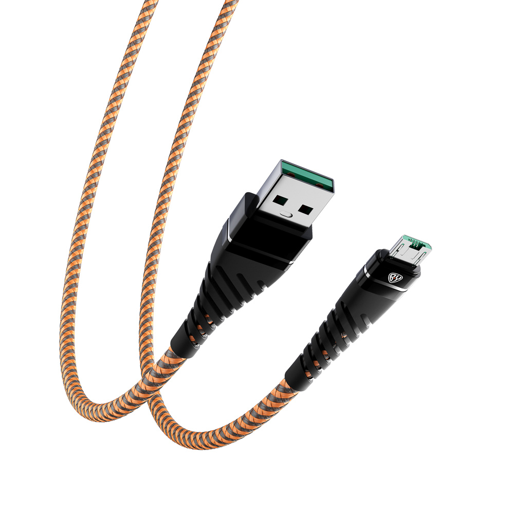 Кабель для зарядки USB(A)-microUSB BY Герои, 1м., 2.4А, быстр зар QC3.0, ткан оплётка, Баба Яга, арт.№ 931-396