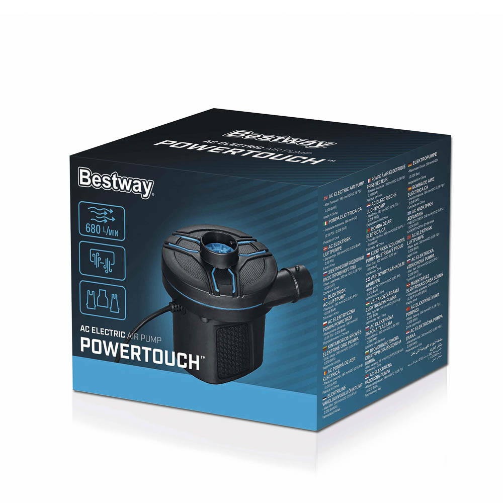 Насос электрический тм Bestway, 680 л/мин, 3 насадки  62252, арт.№ 004-017