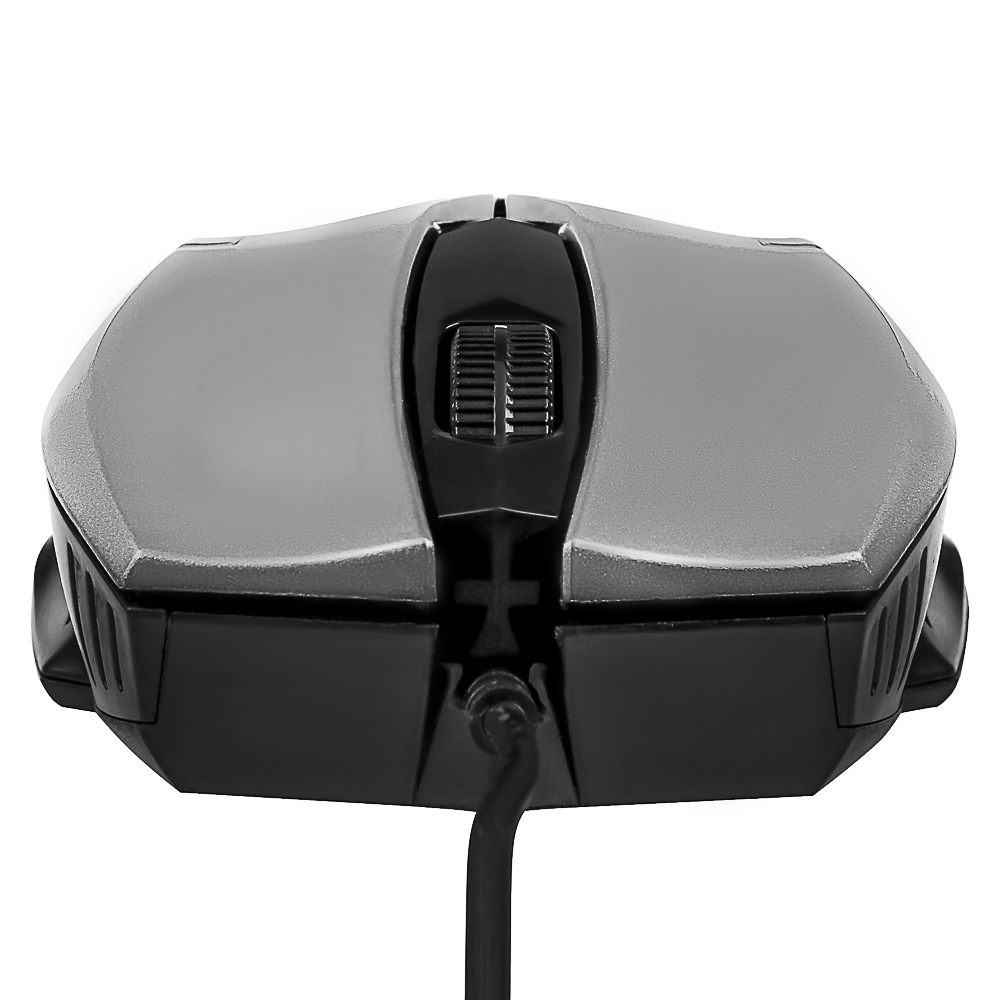 Компьютерная мышь проводная FORZA Shine 1200DPI,3D, каб. 160см, серебристый, арт.№ 405-087