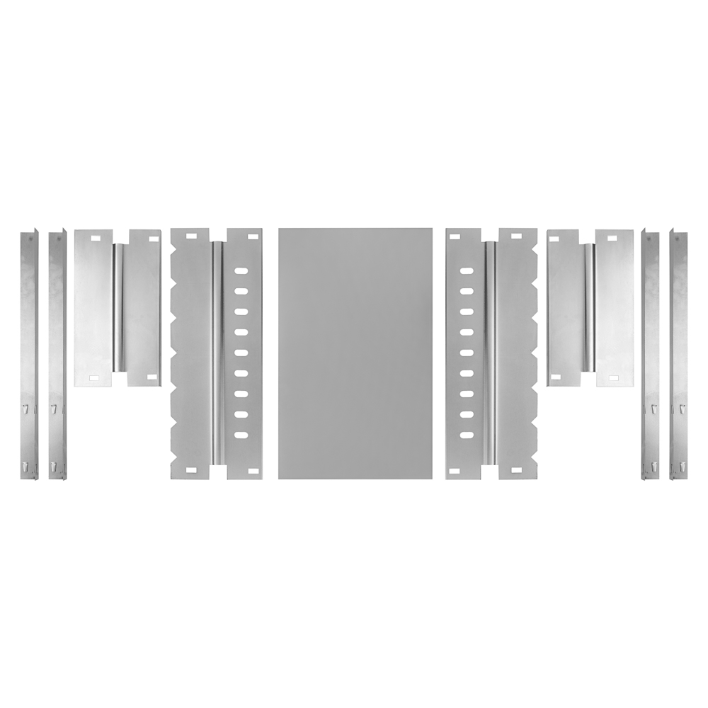 Мангал разборный в коробке, тм GRILLBOOM, 400х400х300 мм, толщина стали 0,6мм с ребром, арт.№ 103-081