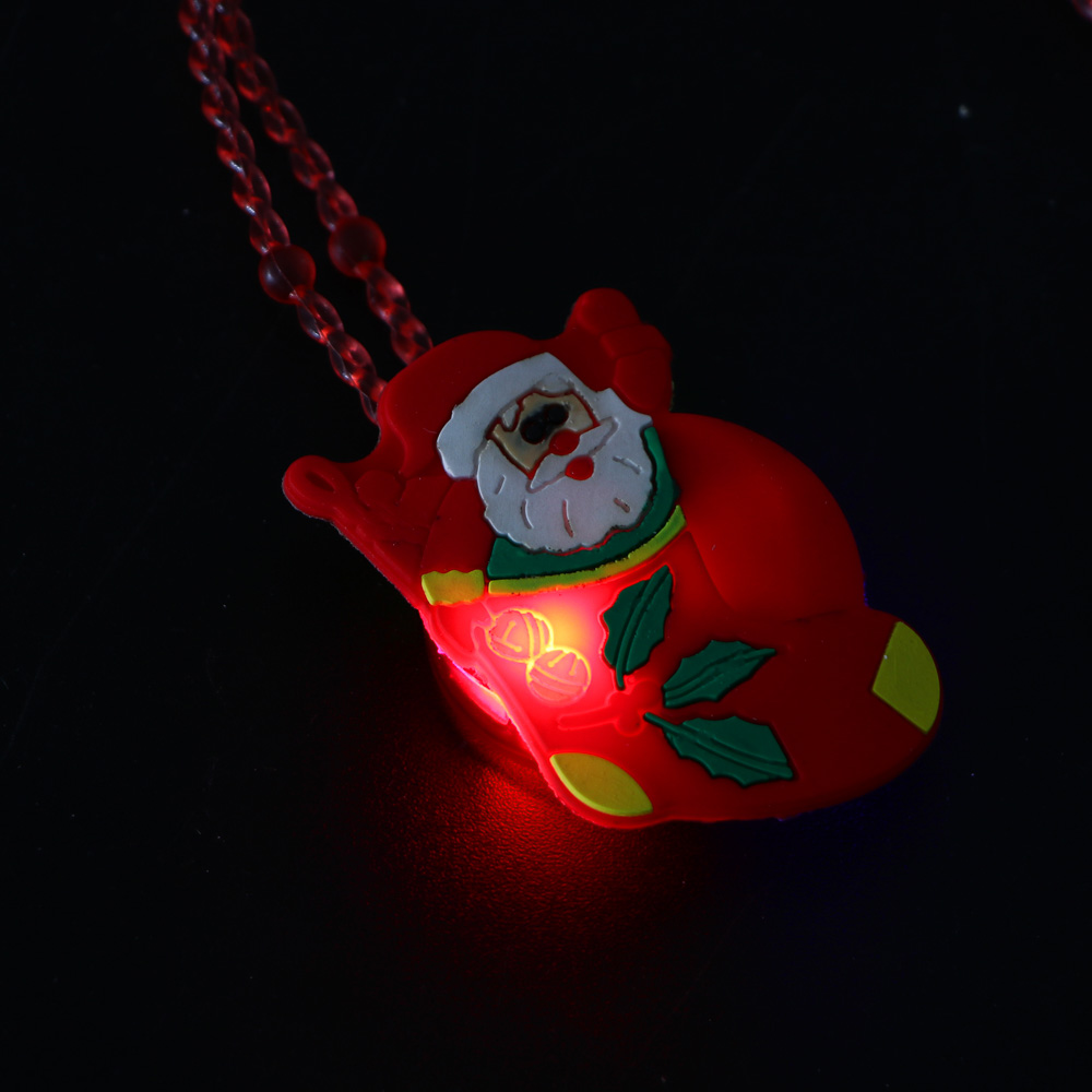 СНОУ БУМ Новогодняя подвеска с подсветкой LED, 3-5см, пластик, 3хAG3, 3 режима, ассортимент дизайнов, арт.№ 153-190