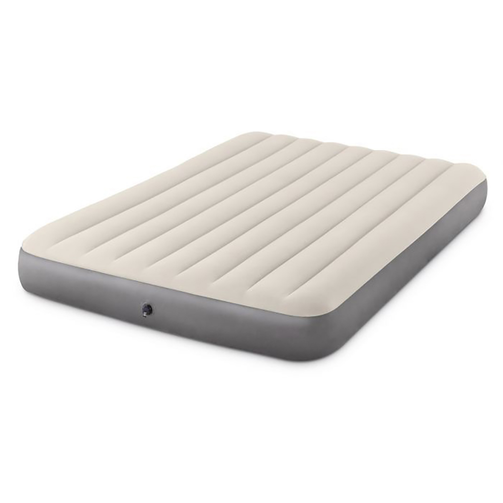 INTEX Матрас надувной QUEEN DELUXE SINGLEHIGH, 152х203х25 см, 64103, арт.№ 108-027