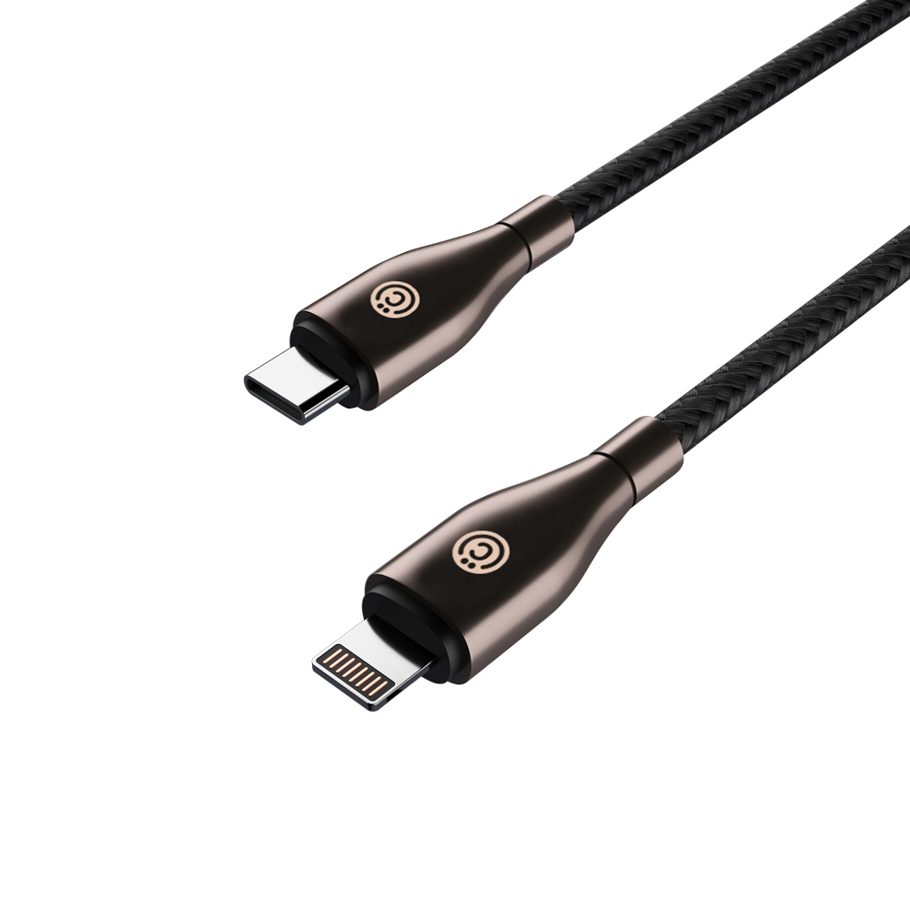 Кабель для зарядки Type C-iP ВСЁГАЗИН Керамика, 1м, 2.4А, 22W, быстрая зарядка, арт.№ 931-271