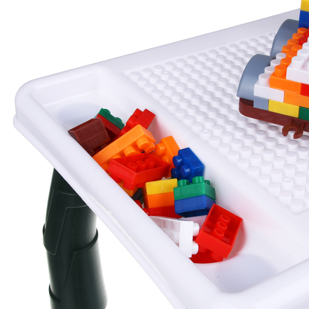 Развивающая игрушка "Конструктор-столик", ИГРОЛЕНД ABS, РР, арт.№ 891-351