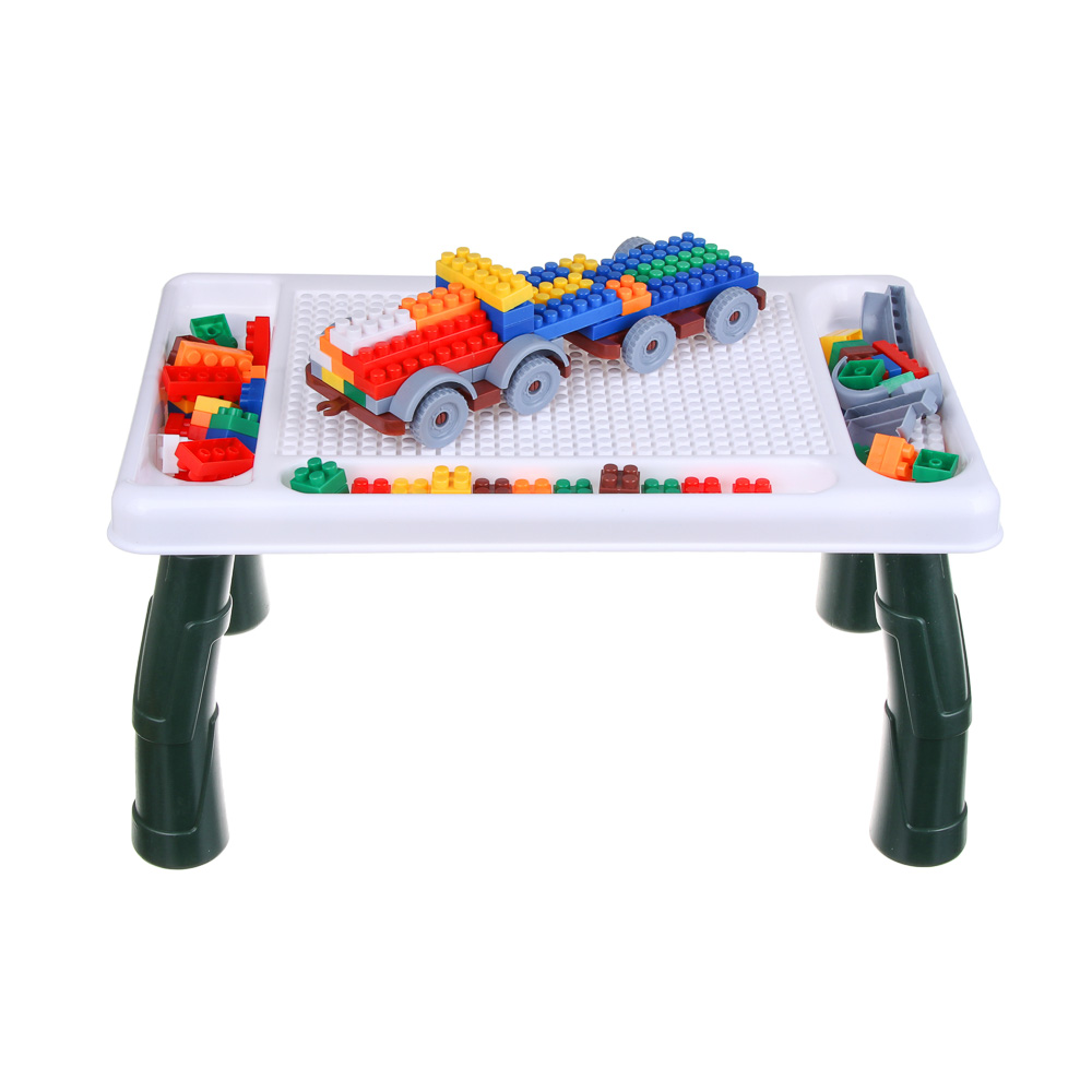 Развивающая игрушка "Конструктор-столик", ИГРОЛЕНД ABS, РР, арт.№ 891-351