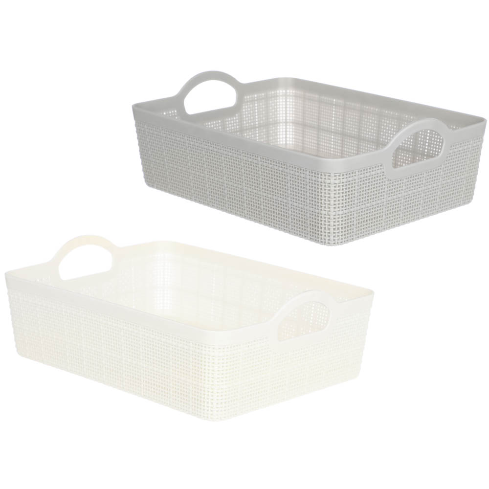 VETTA Корзина для хранения "Киото", 27,2x20x9,6 см, 2 цвета, арт.№ 414-148