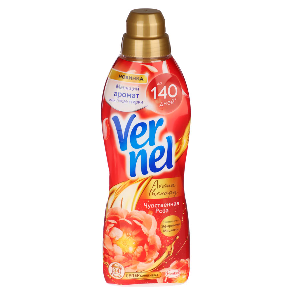 Кондиционер для белья VERNEL Aroma Чувственная роза, п/б, 870 мл, арт.№ 956-054