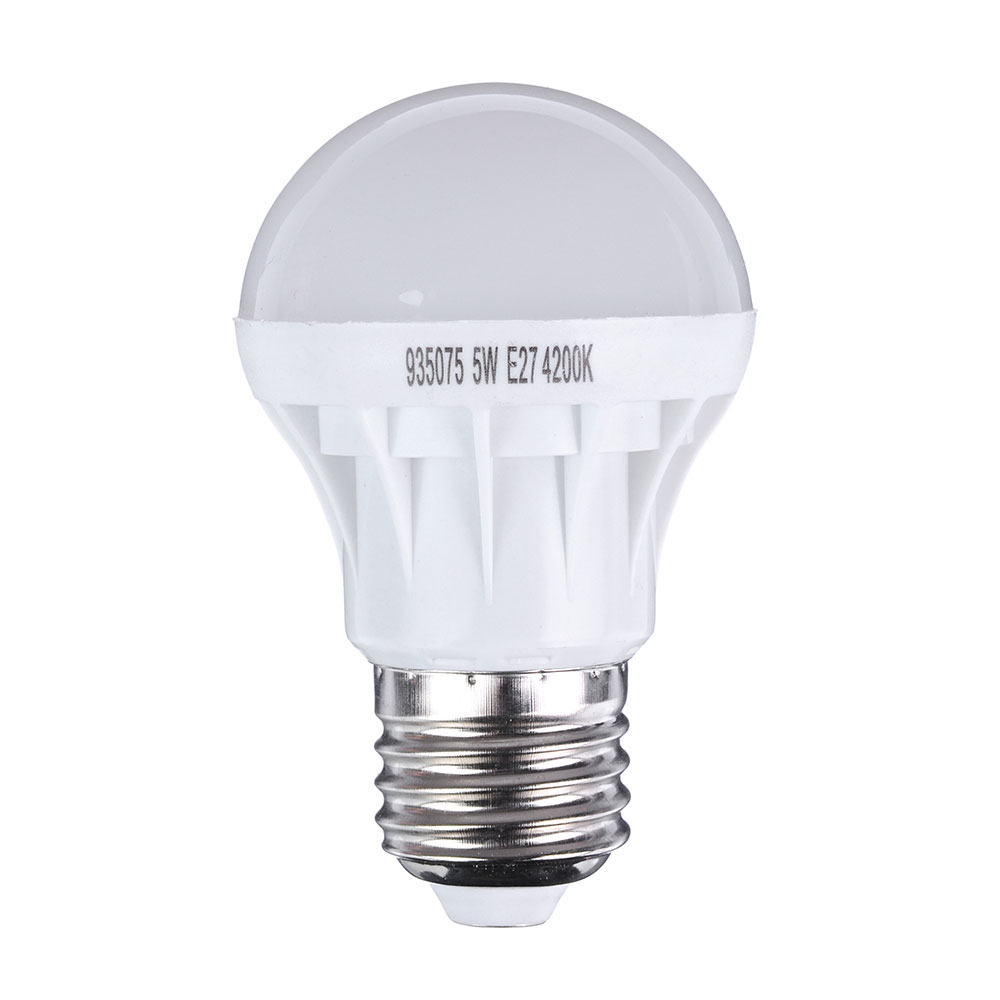 Лампа светодиодная BY PROMO A60 5W, E27, 300lm 4200К, арт.№ 935-075