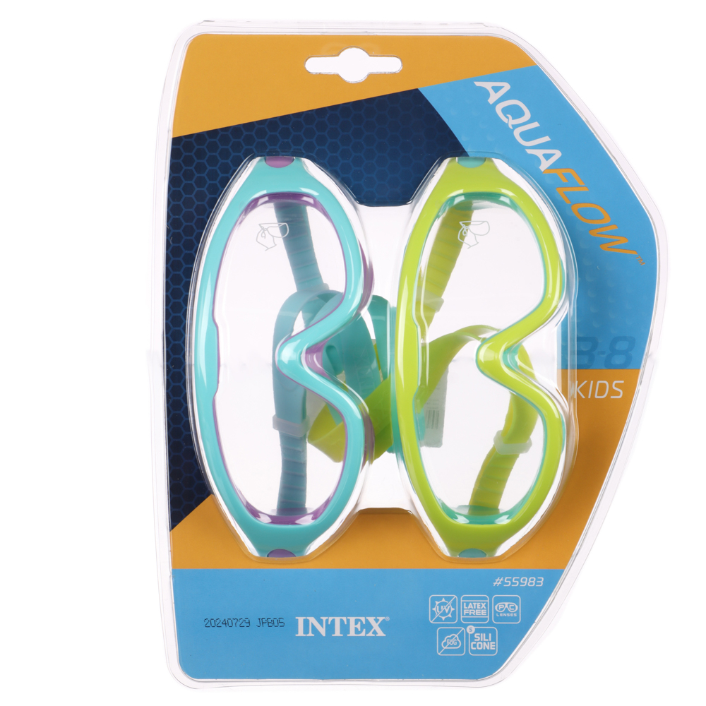 INTEX Маска для плавания, 3-8 лет, 2 цвета, 55983, арт.№ 058-016