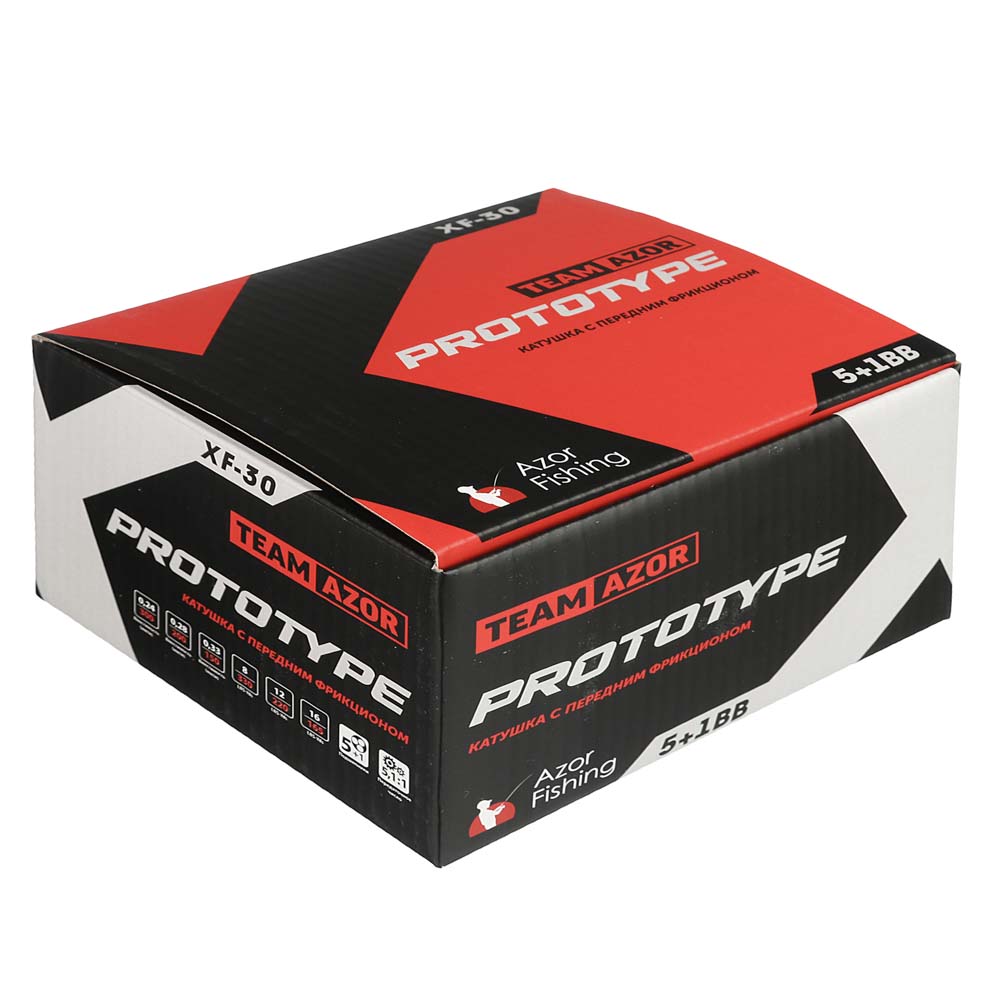 AZOR FISHING Катушка c передним фрикционом "Прототип Икс" XF-20, 5+1bb, арт.№ 142-057