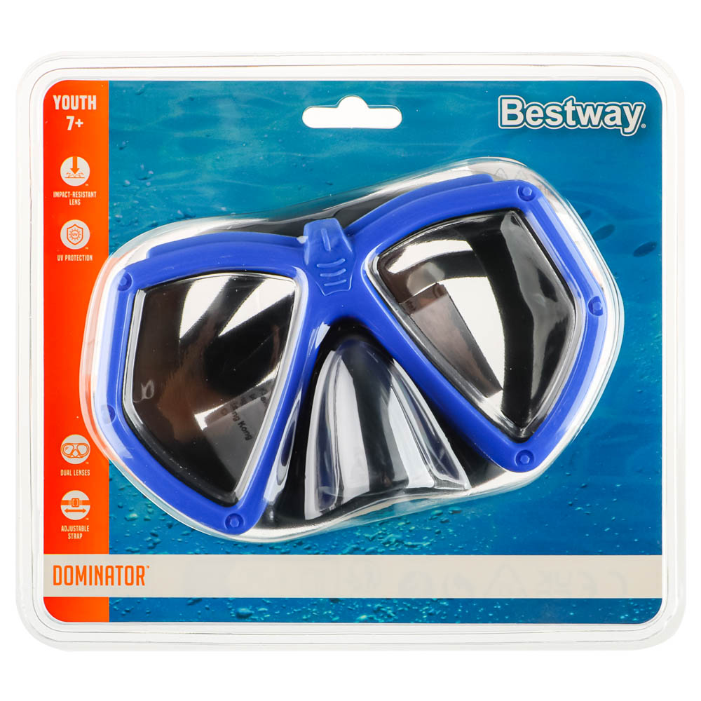 BESTWAY Маска для ныряния МОРСКОЕ ПРИКЛЮЧЕНИЕ, от 7 лет, 22040, арт.№ 035-030