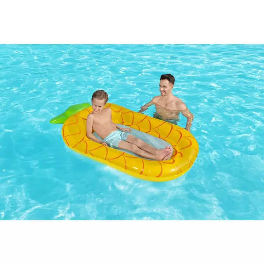 BESTWAY Матрас надувной ФРУКТЫ, от 6 лет, Клубника 178x103 см, Ананас 186x112 см, 43644, арт.№ 036-039