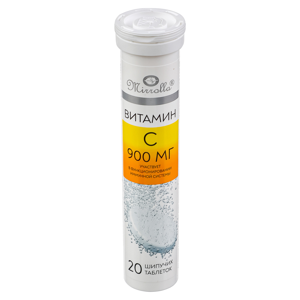 БАД "Витамин С 900" Мирролла,со вкусом апельсина,20 шип.табл, арт.№ 015-165