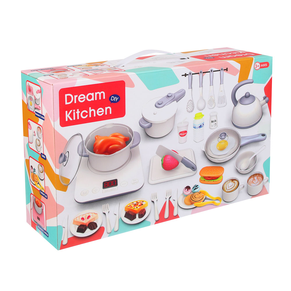 Игровой набор посуды, 53 предмета, ABS, Н32, тм ИГРОЛЕНД, 3+, арт.№ 294-240