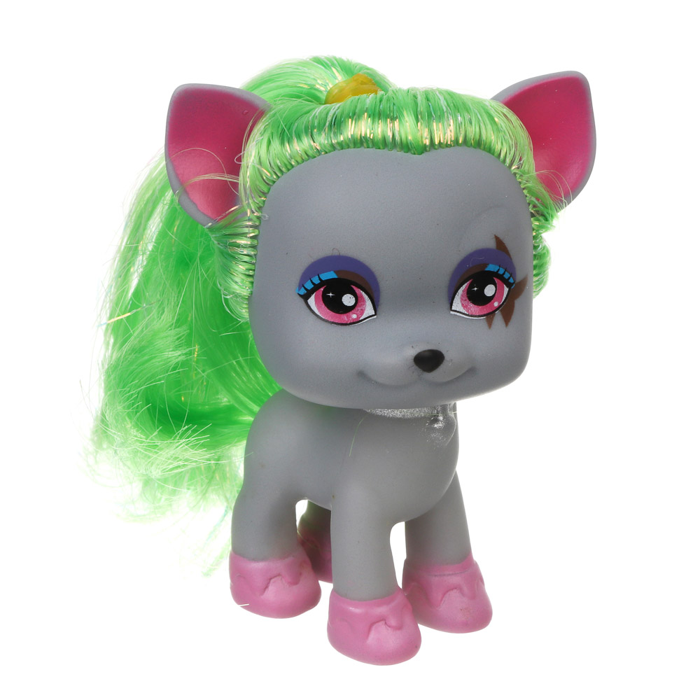 Питомец "Кудряшик" в очках, с акс. + накл., PVC, PP, ABS, тм ИГРОЛЕНД, 3+, арт.№ 258-121