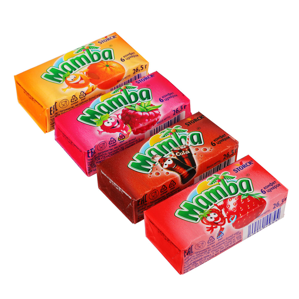 Жевательные конфеты МАМБА 26,5 г, арт.№ 347-152