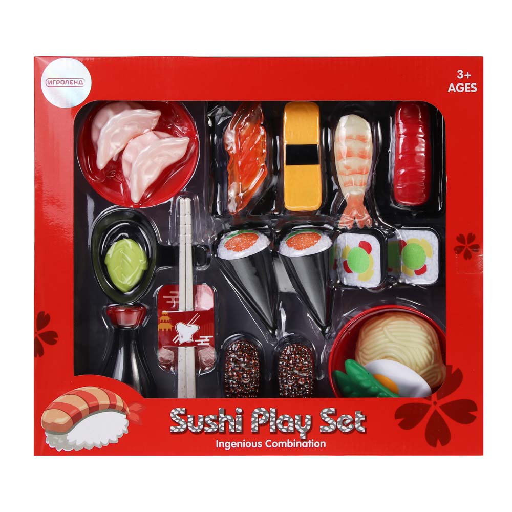 Игровой набор продуктов "Японская кухня", ABS, Н33, тм ИГРОЛЕНД, 3+, арт.№ 294-241
