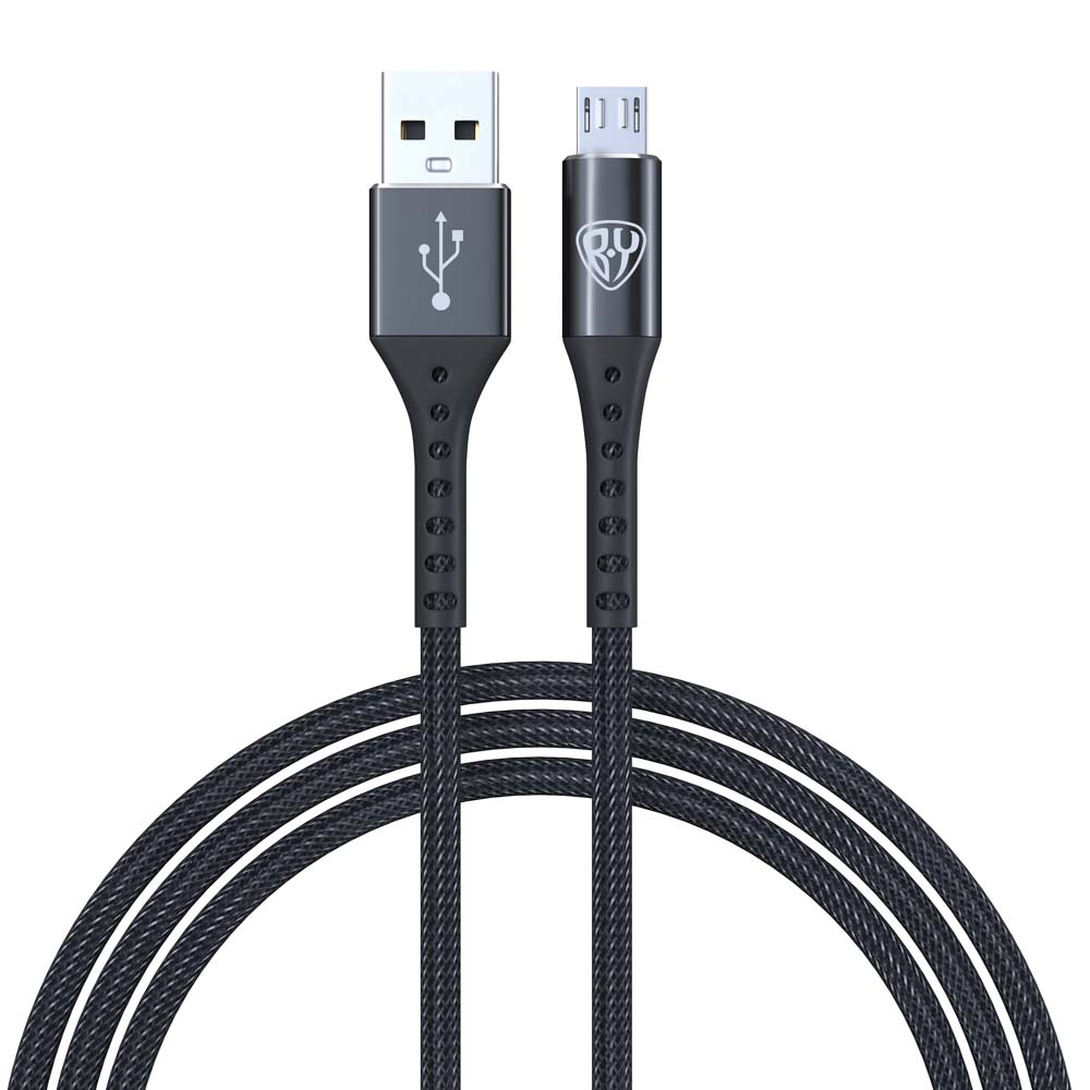 Кабель для зарядки USB(A)-microUSB BY Адреналин, 1м, 3А, Быстрая зарядка QC 3.0, черный, арт.№ 931-013