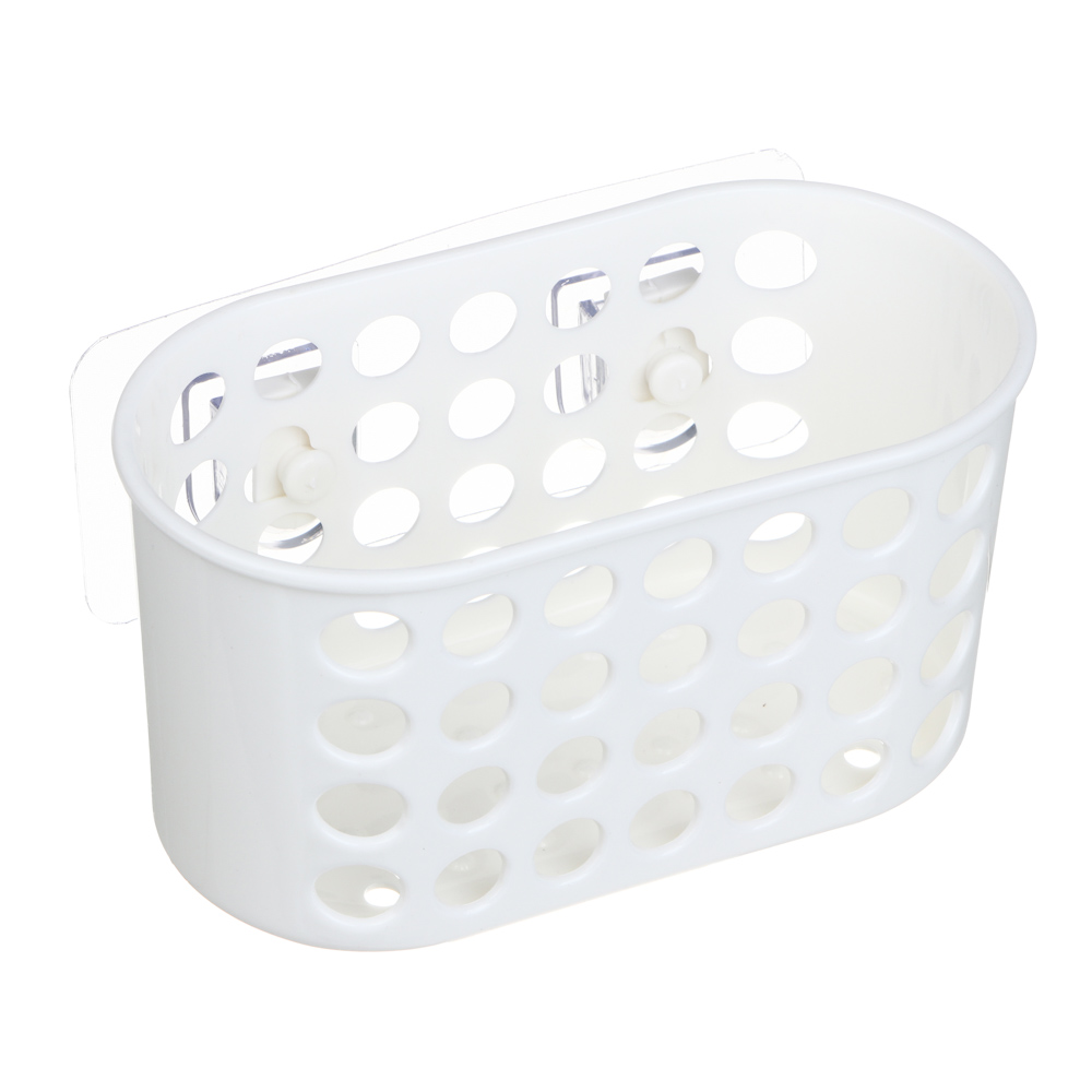 VETTA Classic Стакан настенный для ванной комнаты, пластик, 16x8x8 см, молочный, арт.№ 478-285