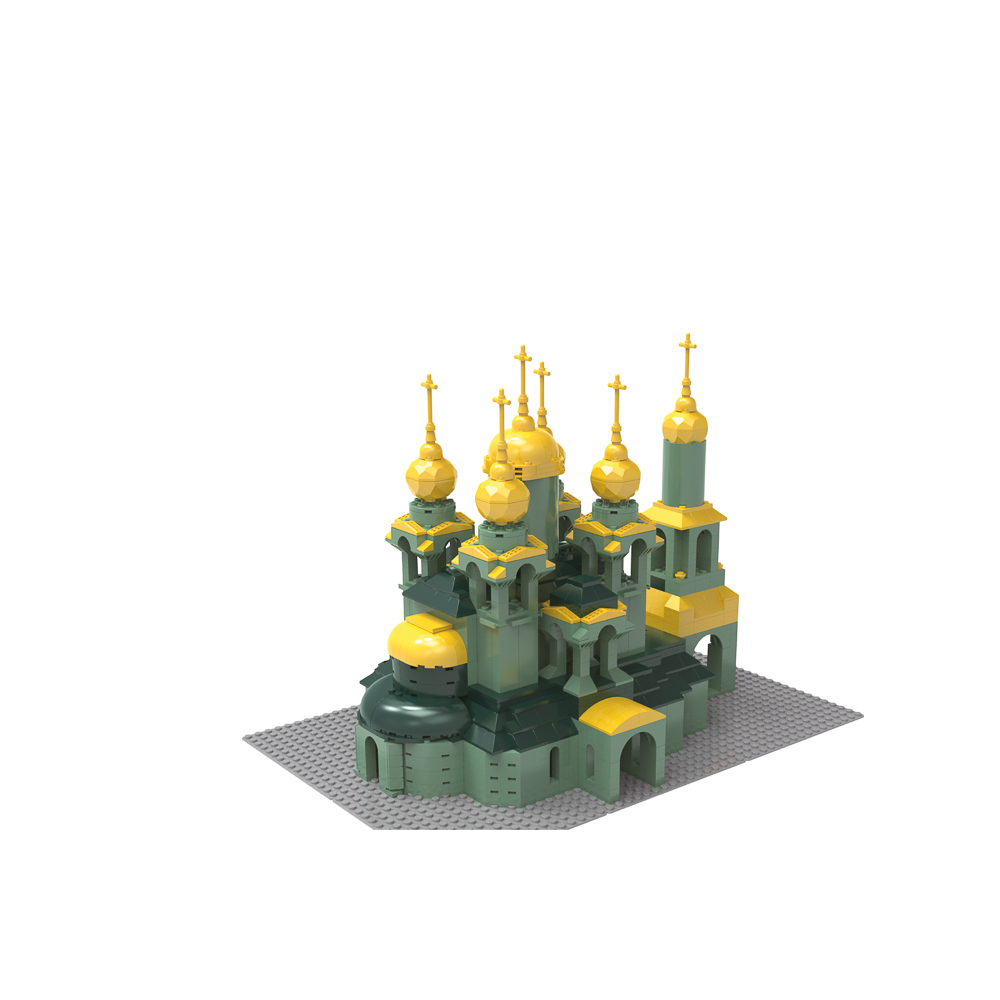 BY Русские Супергерои Конструктор "Главный храм ВСР" 1042 дет., ABS, 59,5х40х9см, арт.№ 265-594