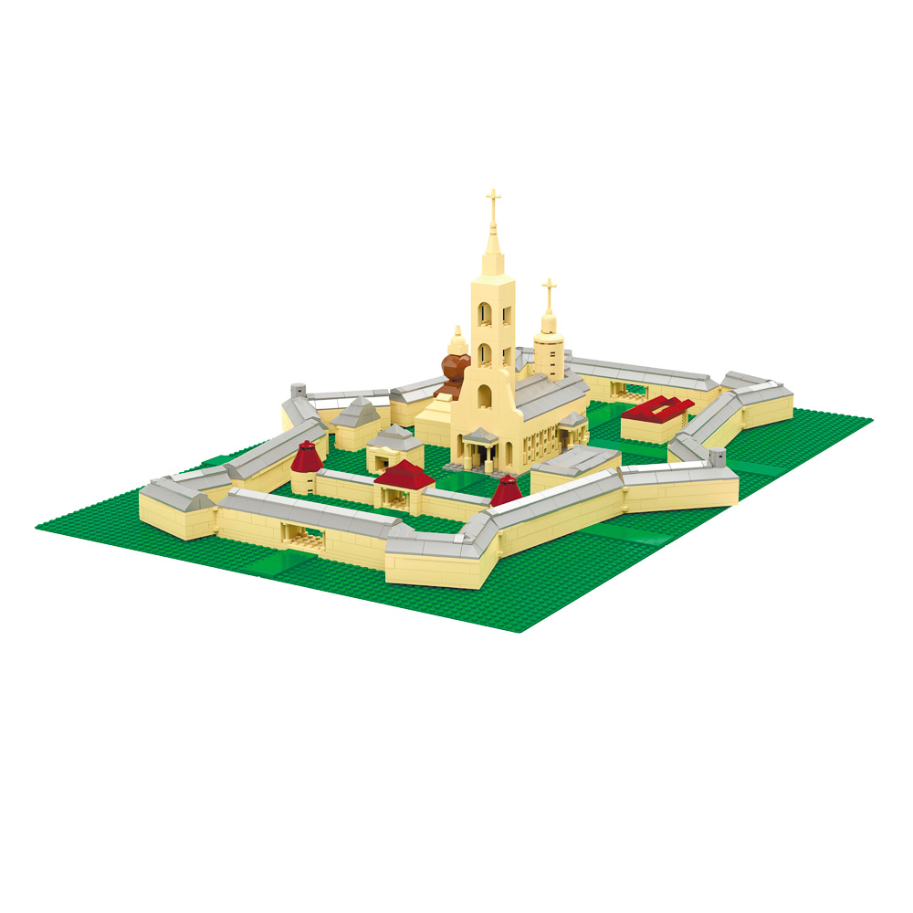 BY Русские Супергерои Конструктор "Петропавловская крепость" 1475 дет., ABS, 73x43x9см, арт.№ 265-595