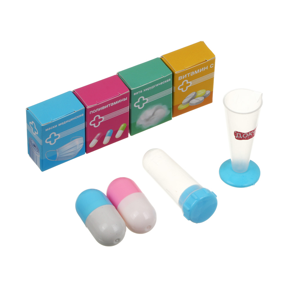 Большой игровой набор доктора, 2хAG10, PP, Н37, тм ИГРОЛЕНД, 3+, арт.№ 294-248