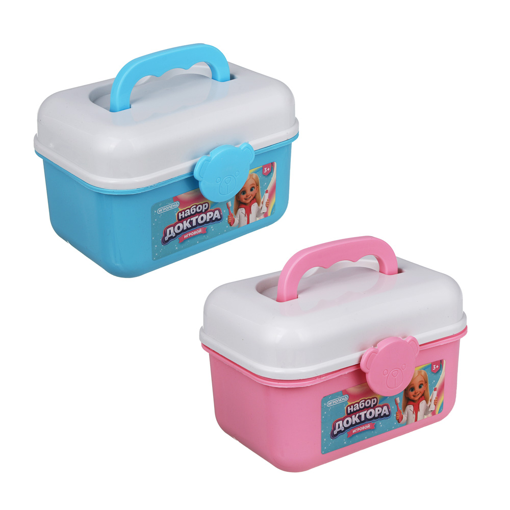 Большой игровой набор доктора, 2хAG10, PP, Н37, тм ИГРОЛЕНД, 3+, арт.№ 294-248